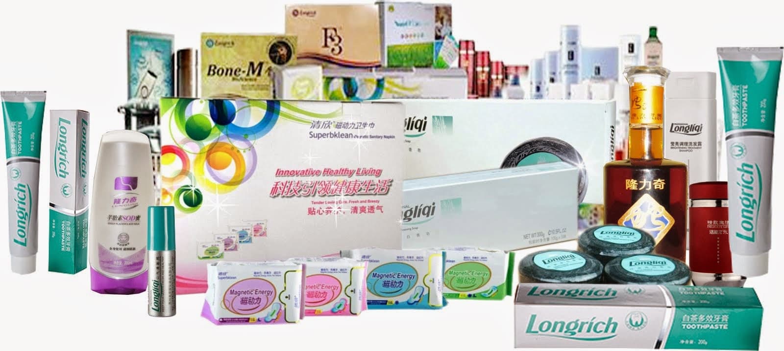 Nos produits Longrich