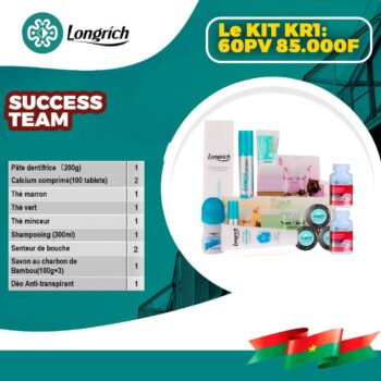 Kit KR1 - Pack Découverte Longrich (60 PV)