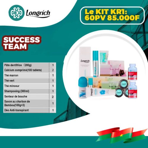 Kit KR1 - Pack Découverte Longrich (60 PV)