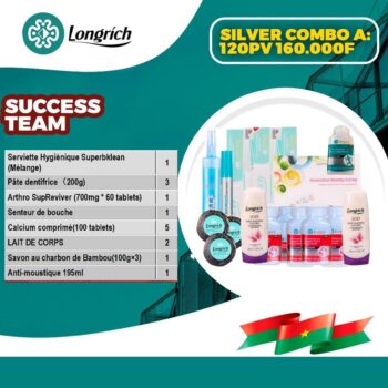 pack silver combo a 120pv Pack Silver Combo A - Kit d'Adhésion Équilibré (120 PV)